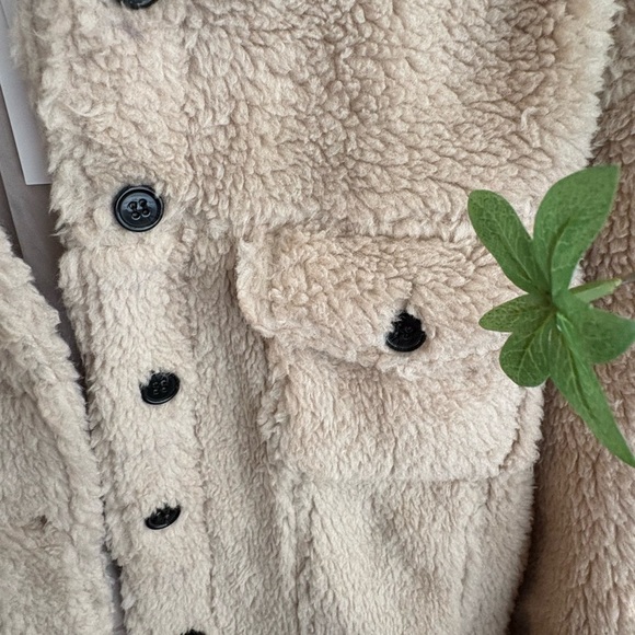 For The Republic Cream Sherpa Jacket - Picture 5 of 5